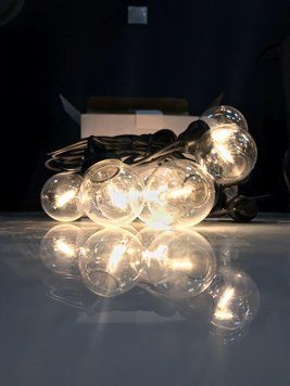 Світлодіодна ретрогірлянда лампочки Lumion Filament Bulb String G45 4 м 20 ламп колір білий холодний 10065-NN фото